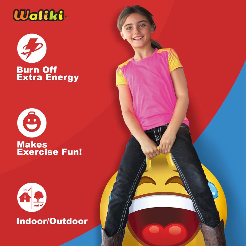 WALIKI Hopper Ball for Teenagers | Hippity Hop | Jumping Hopping Ball | Bouncy Ball Field Day (22""/55CM) - Image 2
